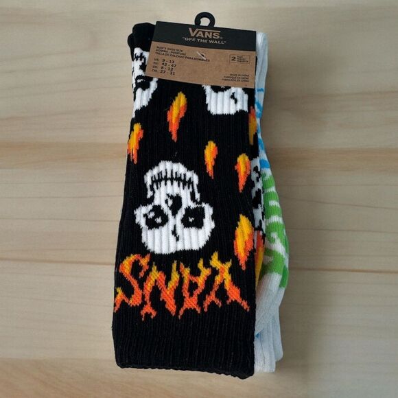 Vans Other - NWT Vans Off The Wall 2-Pack Socks